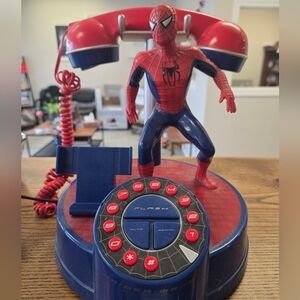 RARE Spider-Man 2 Rotary Home Phone Design Vintage MARVEL Retro 2004 Limited